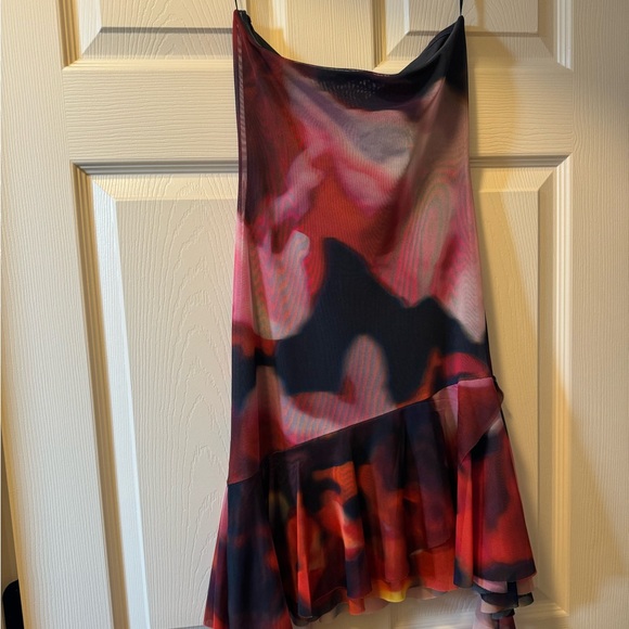 Zara Printed Tulle Dress - Picture 8 of 9